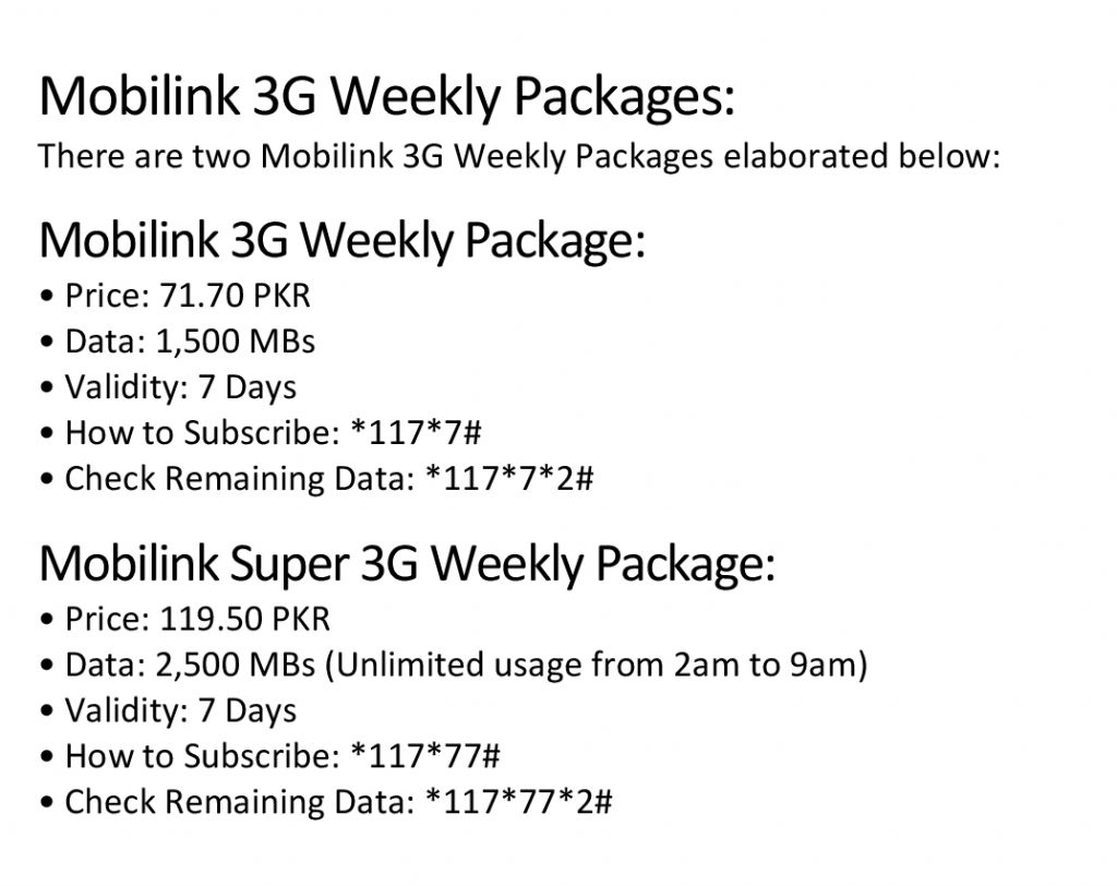 jazz-weekly-3g-package-mobilink-weekly-3g-package